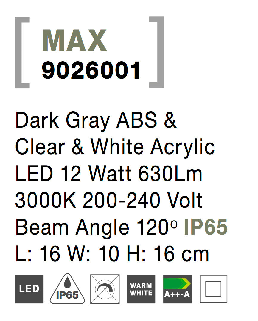 Wandleuchte Max