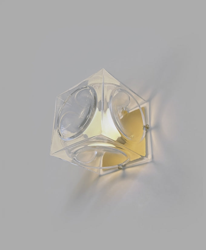 Chant Aufbauleuchte Klar Gebürstetes Silber