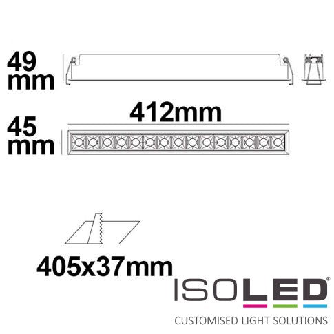 Spot encastrable Grid blanc 