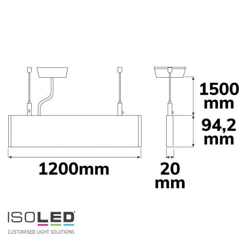 LED Hängeleuchte Linear Up&Down