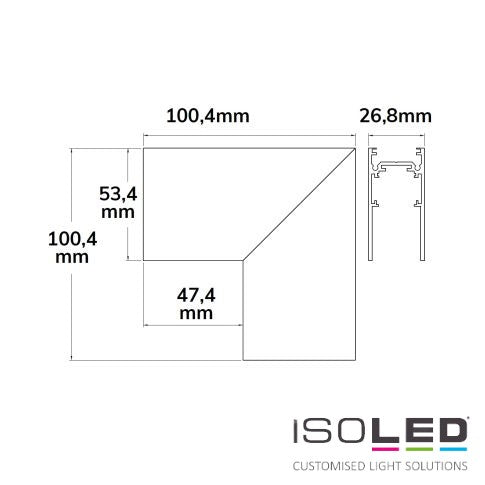 Construction Track 48 corner rail 90° vertical, non-current-carrying 