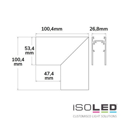 Construction Track 48 corner rail 90° vertical, non-current-carrying 