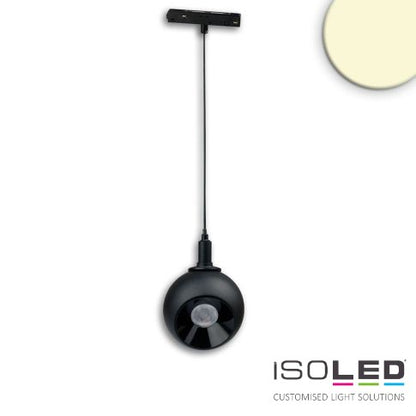 Track48 pendant light Ball Focus black, 12W 