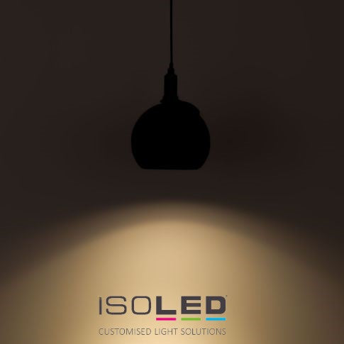 Track48 pendant light Ball Focus black, 12W 