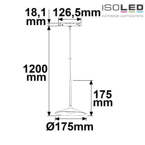 Suspension Track48 Abat-jour 5,5W 