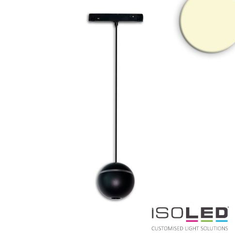 Track48 pendant light ball black, 8W 