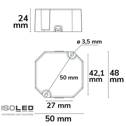 LED Schalterdosen-PWM-Trafo