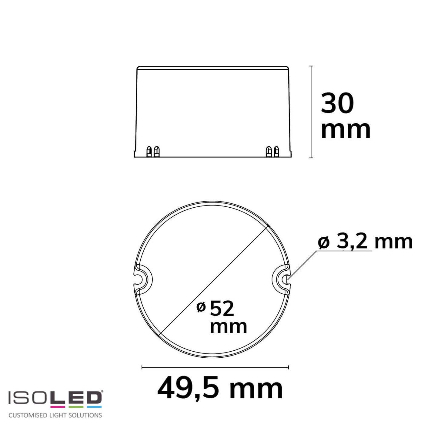 LED Schalterdosen-PWM-Trafo