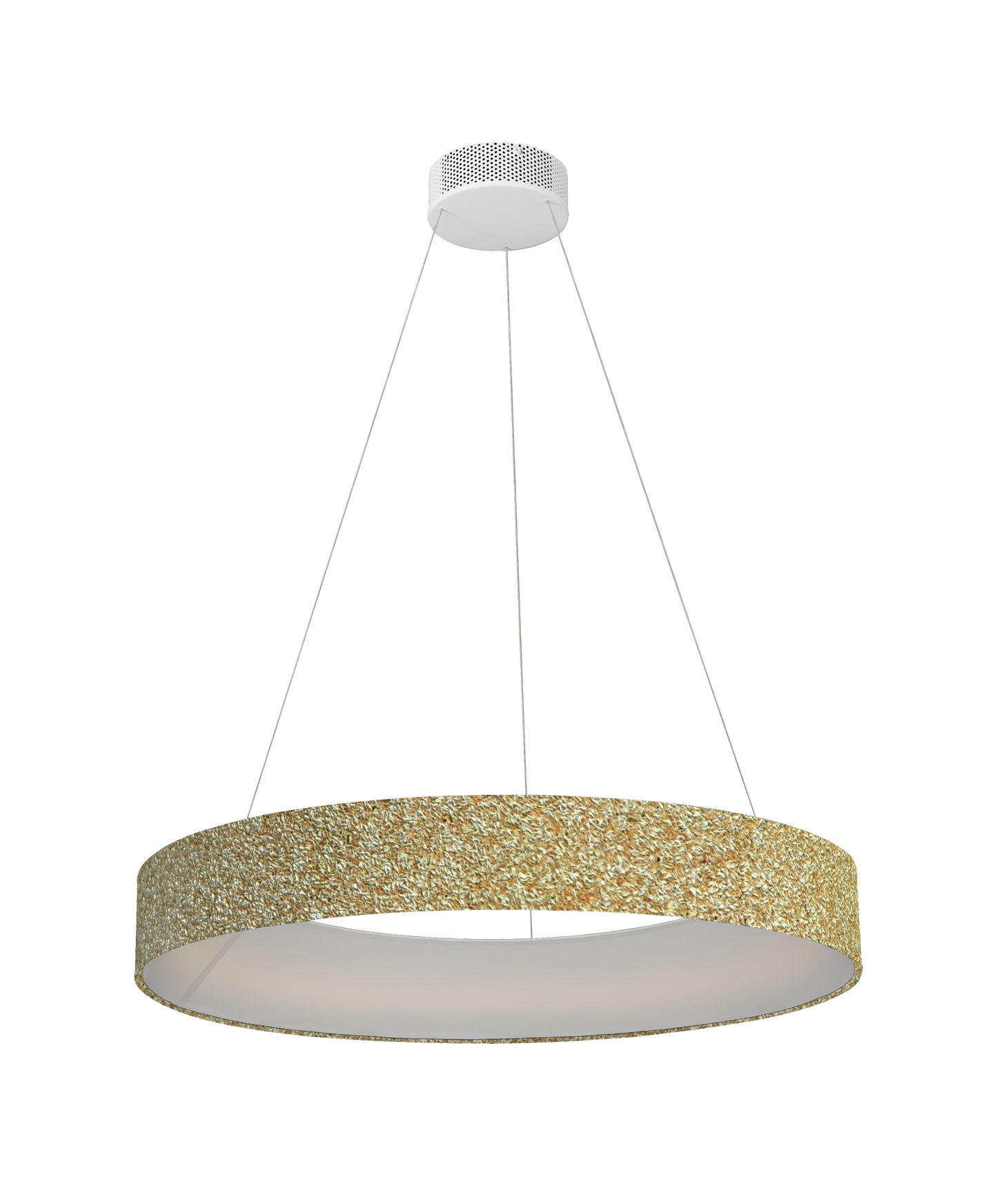 Lampe suspendue LED en foin