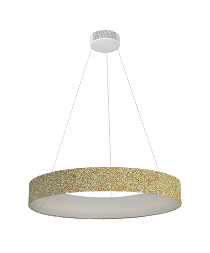 Lampe suspendue LED en foin