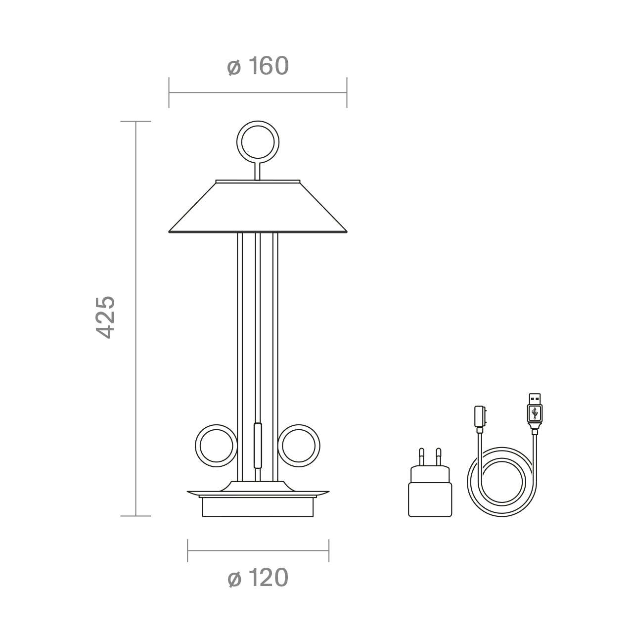 Tischlampe Nudiderot