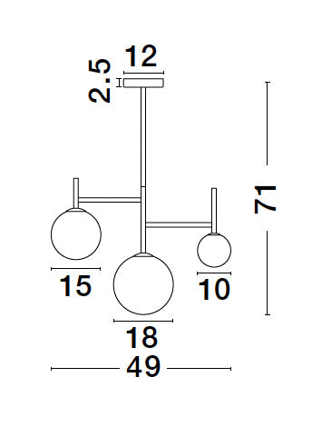 Deckenleuchte Licato