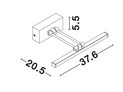 Wandleuchte Marnell