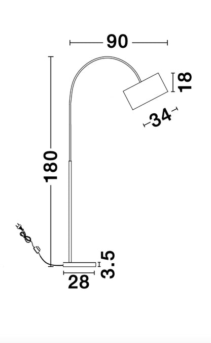 Stehlampe Sama