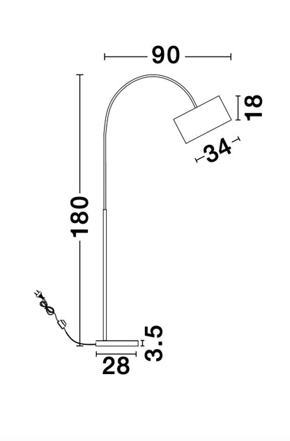 Stehlampe Sama