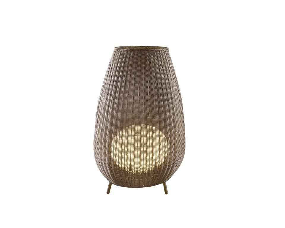 Bover Amphora 02 Stehleuchte – Marrón Rattan