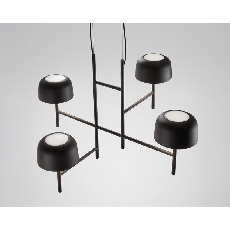 Bover Bol S/4L Pendelleuchte Olivgrau