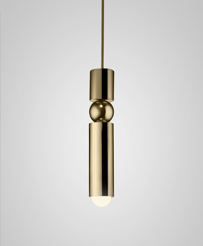 Fulcrum Pendelleuchte Poliertes Gold