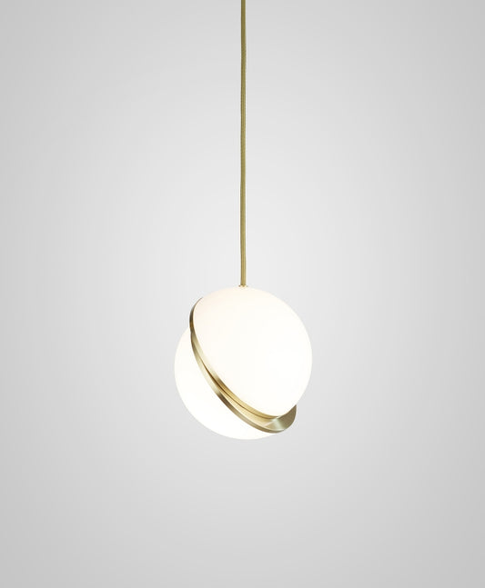 Mini Crescent Pendelleuchte Gebürstetes Messing